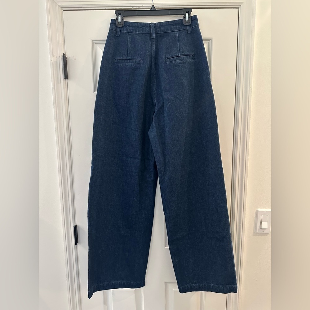 Triarchy High Waisted Pleated Trouser Jeans Pants Size 26 - Picture 7 of 14